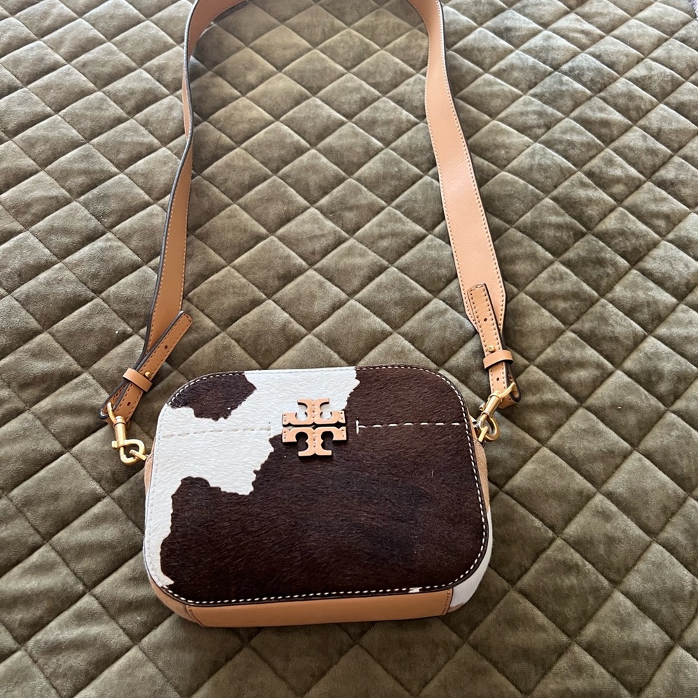 Tory Burch McGraw Calf Hair Camera Bag